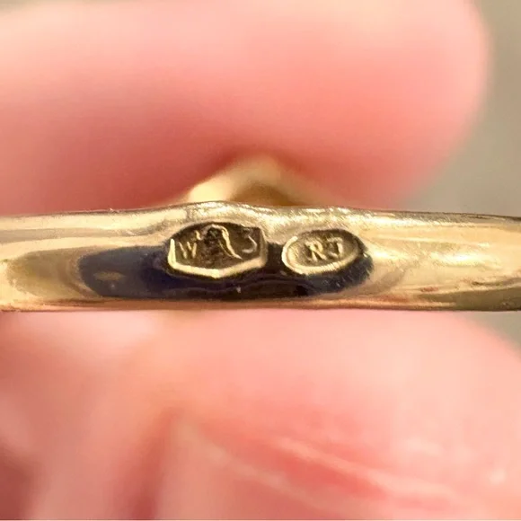 Vintage Tahitian Pearl Pendant: 18K Yellow Gold Solitaire, Elegant Dainty - Picture 10 of 13